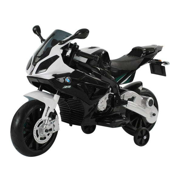 Elektromotorrad für Kinder 12V BMW S 1000 RR Schwarz und Weiß online