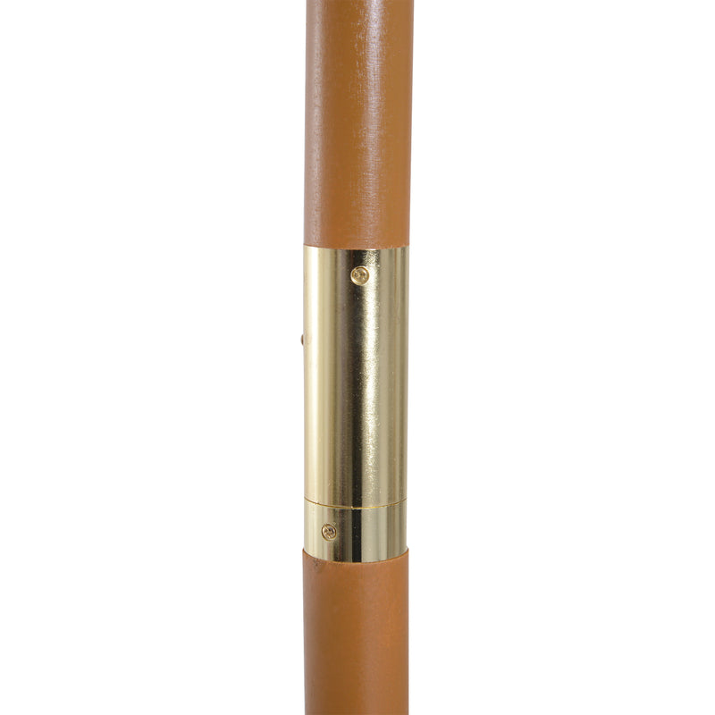 Ombrellone da Giardino Ø3 m Palo Ø38 mm in Legno Bianco 