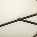 Ombrellone Decentrato da Giardino in Alluminio 3M con Protezione UV Beige 