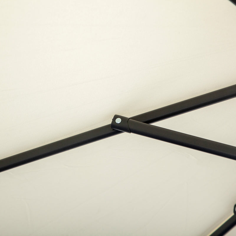 Ombrellone Decentrato da Giardino in Alluminio 3M con Protezione UV Beige 