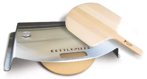 acquista Pizza-Kit für Gasgrill mit 3 Brennern aus Stahl Vannini Kettle Pizza GasPro TM Deluxe