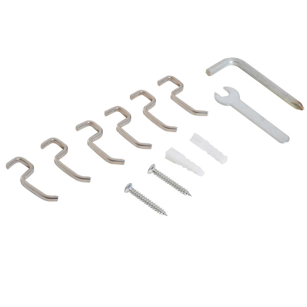 Küchenregal aus Stahl mit 3 Regalen 58x22x59 cm prezzo