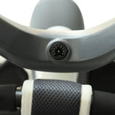 Passeggino Triciclo per Bambini con Maniglione Tettuccio e Cestino Grigio Scuro 