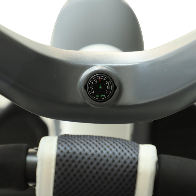 Passeggino Triciclo per Bambini con Maniglione Tettuccio e Cestino Grigio Scuro 