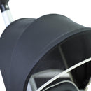 Passeggino Triciclo per Bambini con Maniglione Tettuccio e Cestino Grigio Scuro 