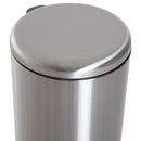 Pattumiera a Pedale in Acciaio con Secchio Rimovibile Capacità 30L 