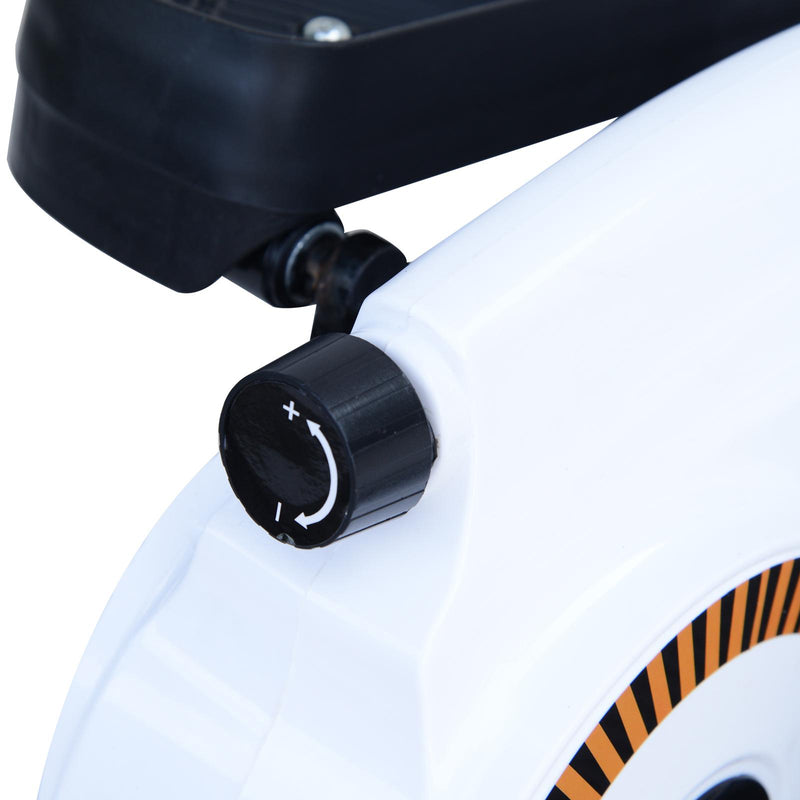 Mini Pedaliera Ellittica per Allenamento a Casa Max 110Kg Bianca e Nera 