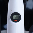 Mini Pedaliera Ellittica per Allenamento a Casa Max 110Kg Bianca e Nera 