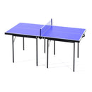 Tavolo da Ping Pong Pieghevole in Legno MDF 153x76.5x67 cm Blu e Nero 