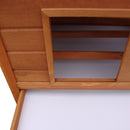 Gabbia Pollaio per Galline da Giardino in Abete legno e verde 160x98.5x107 cm 