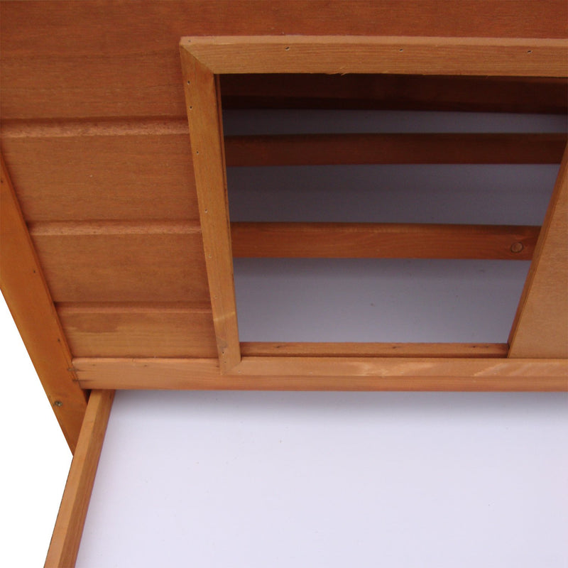 Gabbia Pollaio per Galline da Giardino in Abete legno e verde 160x98.5x107 cm 