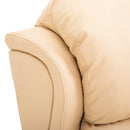Poltrona Relax Dondolo Massaggiante e Riscaldante in Similpelle Beige 