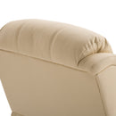 Poltrona Relax Dondolo Massaggiante e Riscaldante in Similpelle Beige 