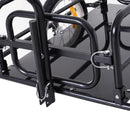 Carrello Rimorchio per Bicicletta Nero 156x72x82 cm 
