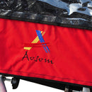 Carrello per Bici e Passeggino 2 in 1 Rosso e Nero 