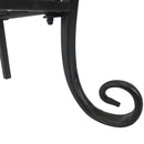 Portapiante Scaffale Salvaspazio per Casa Giardino in metallo Nero 75x25x169 cm 