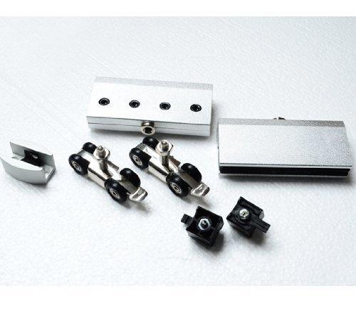 Porta Scorrevole Vetrata 90x205 cm Temperata Satinata 