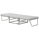 Pouf Letto Trasformabile con Materasso Pouff Puff Brandina Pieghevole 69x69x37 cm 