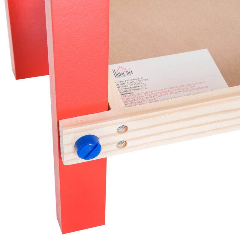 Banco da Lavoro Giocattolo in Legno per Bambini con 20 Accessori 