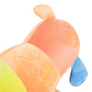 Dondolo per Bambini in Legno e Peluche Bruco Multicolore 