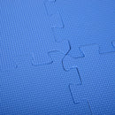 Tappeto Puzzle 32 Pezzi 63x63 cm in EVA Morbido Blu 