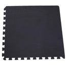 Tappeto Puzzle 32 Pezzi 63x6 cm in EVA Morbido Nero 