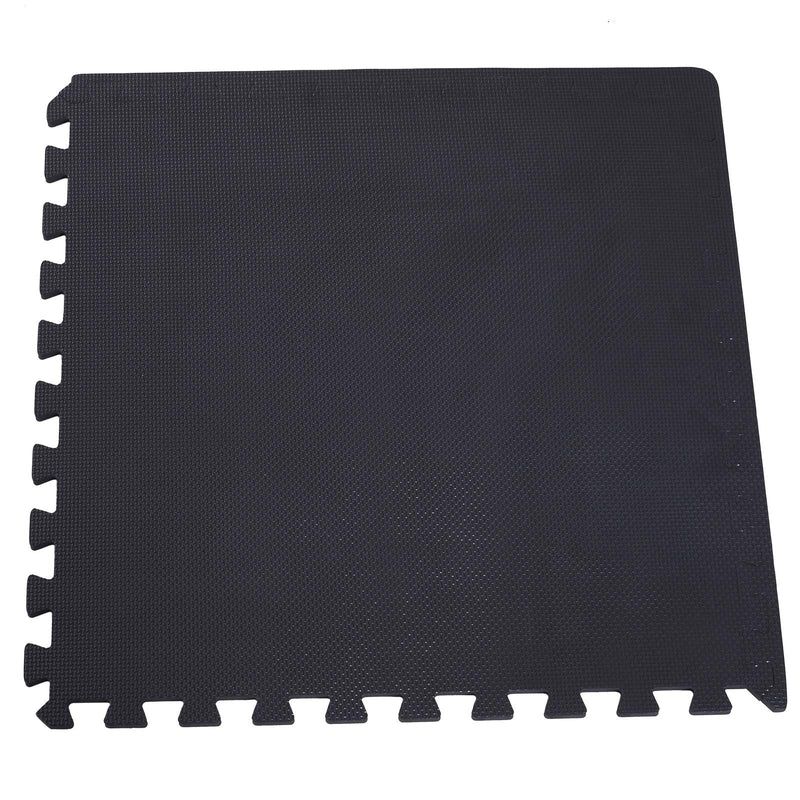 Tappeto Puzzle 32 Pezzi 63x6 cm in EVA Morbido Nero 