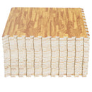 Tappeto Puzzle in EVA Effetto Legno Naturale 32 Pezzi 61.5x61.5 cm 