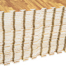 Tappeto Puzzle in EVA Effetto Legno Naturale 32 Pezzi 61.5x61.5 cm 