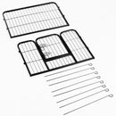 Recinto per Cani Gatti Cuccioli Roditori 8pz 80x60 cm 