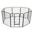 Recinto Modulare per Animali Domestici 8 Pezzi 80x100 cm 