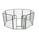 Recinto Modulare per Animali Domestici 8 Pezzi 80x100 cm 