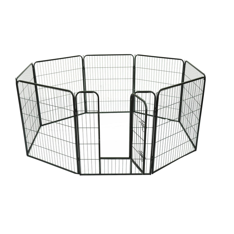 Recinto Modulare per Animali Domestici 8 Pezzi 80x100 cm 