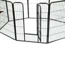 Recinto Modulare per Animali Domestici 8 Pezzi 80x100 cm 