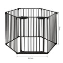 Recinto Modulare per Animali Domestici per Interno e Esterno 6 Pezzi 62.5x76 cm 