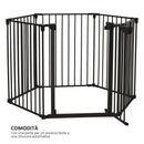 Recinto Modulare per Animali Domestici per Interno e Esterno 6 Pezzi 62.5x76 cm 