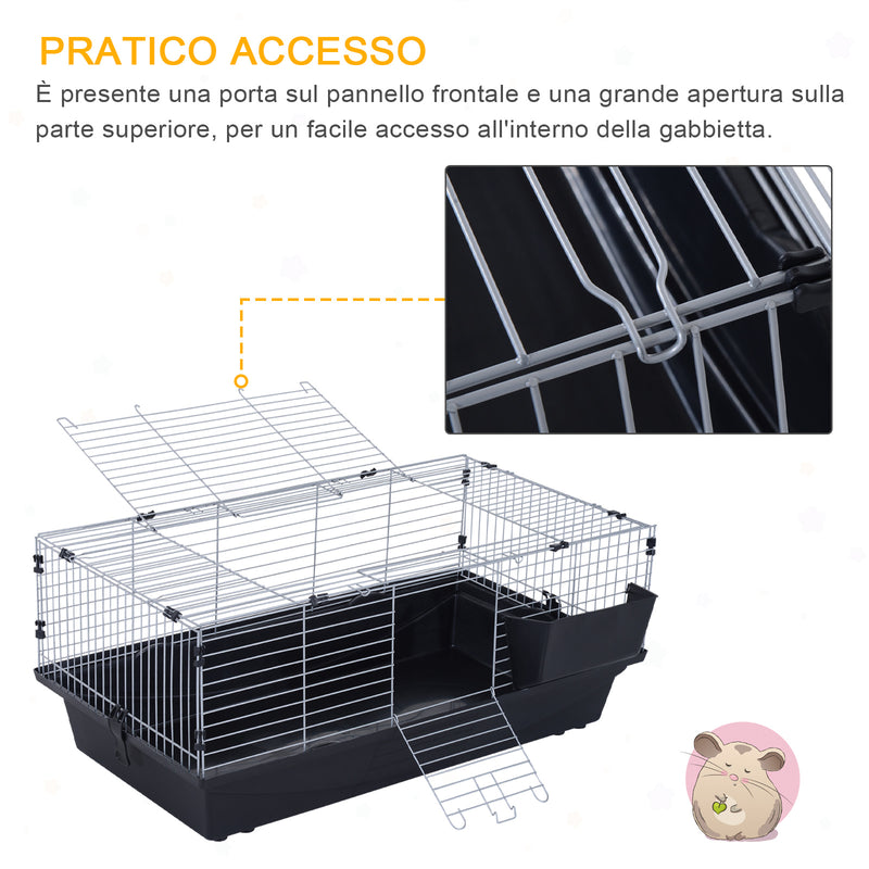 Gabbia Trasportino per Piccoli Roditori 100x55x41 cm 