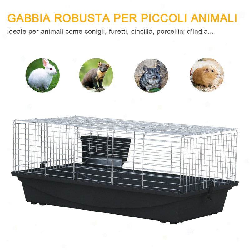 Gabbia Trasportino per Piccoli Roditori 100x55x41 cm 