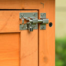 Gabbia per Conigli Conigliera da Esterno in Legno di Abete 90x45x80 cm 