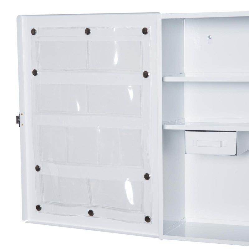 Armadietto Medicinali Cassetta Pronto Soccorso 35x18.2x46 cm 