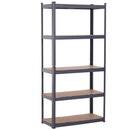 Scaffale per Carichi Pesanti in Metallo 5 Ripiani Regolabili 90,5x40x180 cm 