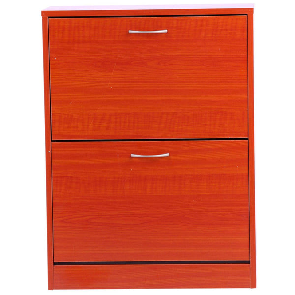 prezzo Platzsparendes Schuhregal 12 Paar mit verstellbaren Holzböden 60x24x80 cm