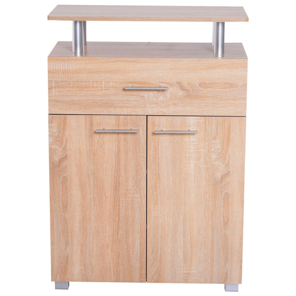 Schuhregal mit 3 Regalen und einer Holzschublade 70 x 35,5 x 99,5 cm online