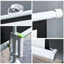 Schermo di Proiezione 84 Pollici Formato 4:3 con Treppiedi 