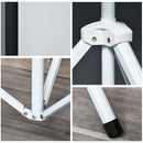 Schermo di Proiezione 84 Pollici Formato 4:3 con Treppiedi 