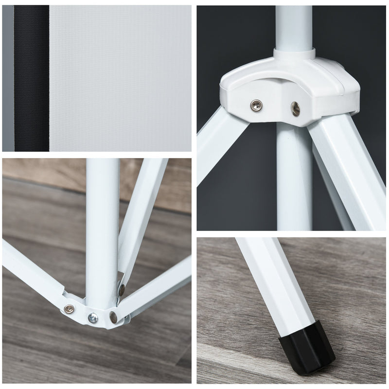 Schermo di Proiezione 84 Pollici Formato 4:3 con Treppiedi 