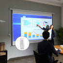 Schermo di Proiezione 120 Pollici Motorizzato Home Cinema Bianco 