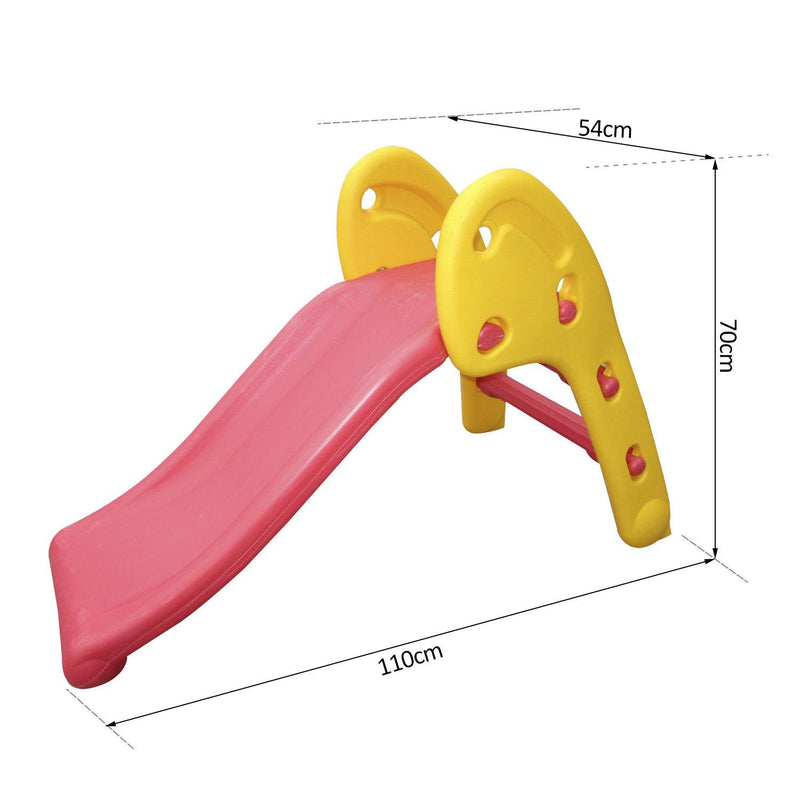 Scivolo per Bambini Casa o Giardino Colorato 110x54x70 cm 