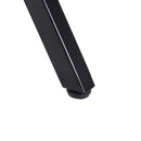 Scrivania da Ufficio Inclinabile Fino a 60° con Sponda in Metallo e Legno Nero 90x50x76-91 cm 