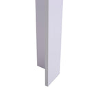 Scrivania da Ufficio con 3 Ripiani in Legno Bianco 100x60x75 cm 